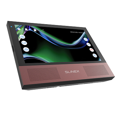 картинка Slinex Sonik-7 цвет черный. 7" AHD Домофон с сенсорным экраном, стерео динамиками и сменными панелями от компании Intant